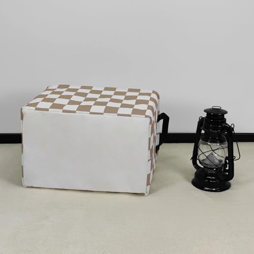 FANKANG Storage Bins,Nursery Hamper Canvas Laundry Basket Foldable with Waterproof PE Coating Storage Baskets for Boys and Girls, Office, Bedroom, Clothes,Toys(Rec-Beige flag ) - color: Rec-Beige flag
