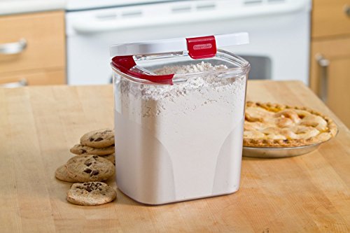 PrepSolutions Flour Keeper – Airtight Storage Container for Flour, Sugar & Dry Goods, 5 lb Capacity, BPA-Free, Easy Pour Design - size: 3.8 qt