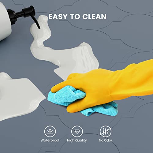 Under Sink Mat, 34" x 22" Silicone Kitchen Cabinet Tray, Waterproof & Flexible Under Sink Liner for Kitchen Bathroom and Laundry Room - size: 22"W x 34"L