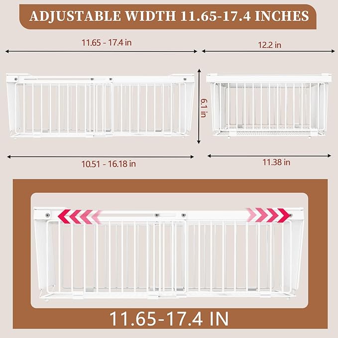 Large Freezer Organizer Bins,Upgraded Bottom Leak-Proof net,4 Pack, Expandable Stackable Chest Freezer Containers with Handle,for Fridge, Deep Freezer, Cabinet, Kitchen, Pantry (White-4Pack)