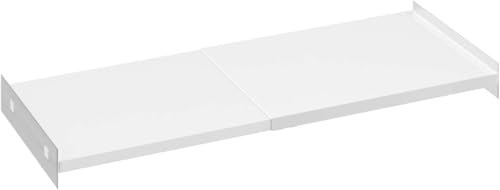 SANNO Adjustable Shelf Organizer for Closet, 17-31" Tension Shelf with Heavy-Duty Adhesive - DIY Expandable Shelf Dividers for Cabinet, Pantry, Wardrobe, Kitchen, 1 Pack - size: 26-38'' x 11.8''W