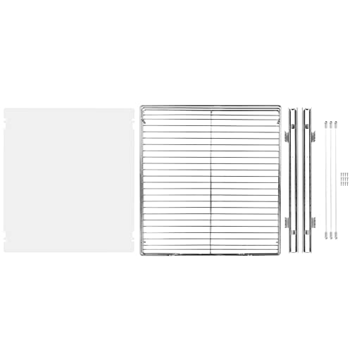 VEVOR 21.5" Wx21 Dx3.5 H Pull Out Cabinet Organizer, Heavy Duty Slide Out Pantry Shelves, Chrome-Plated Steel Roll Out Drawers, Storage for Home, Under Sink, 23" Wx22 Dx7 H Install Size for Cabinet - size: 21.5" Wx21"D