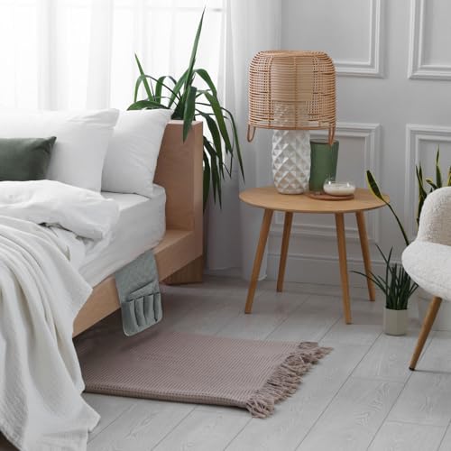 uxcell 1 Pcs Recliner Armchair Caddy, Couch Armrest Organizer with 5 Pockets for Bedside Sofa Remote Control Holders Magazine Phone Book Glasses (Black, 35"x13") - color: Black