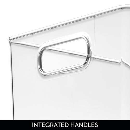 iDesign Large Clear Plastic Storage Bin for Bathroom or Vanity, Organizer for Hair Tools & Shampoo Bottles - style: Pack of 1