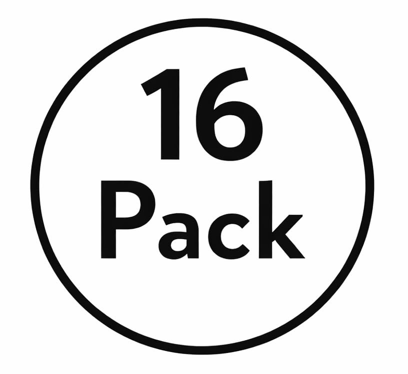 Sterilite 16 Pack Storage Box, 20 Quart Stackable Tote, Clear Plastic Container with Secure Snapping Lids for Home and Office Organization, White - size: 20 Quart, style: 16
