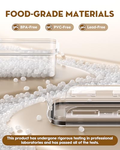 40 PCS Food Storage Containers with Lids Airtight (20 Containers & 20 Lids), 100% Leakproof Meal Prep Container Set for Kitchen Storage, BPA-free, PVC-free Reusable Plastic, Microwave/Dishwasher Safe