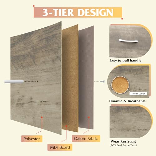 WLIVE Fabric Dresser for Bedroom, Tall Dresser with 8 Drawers, Storage Tower with Fabric Bins, Double Dressers, Chest of Drawers for Closet, Living Room, Hallway, Greige - color: Greige, style: General