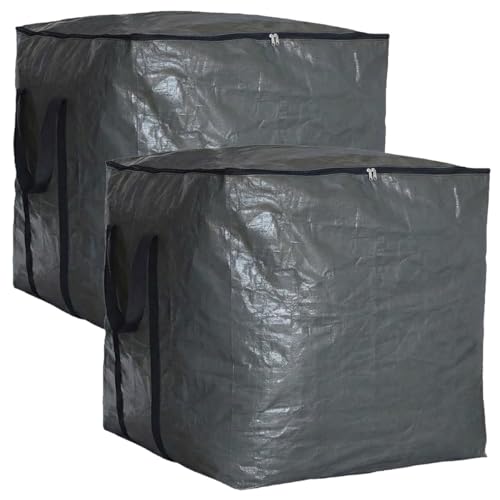 Extra Large Storage Bag (Black, 25"x25"x25" - 2 Pack) - color: Black, size: 25"x25"x25" - 2 Pack