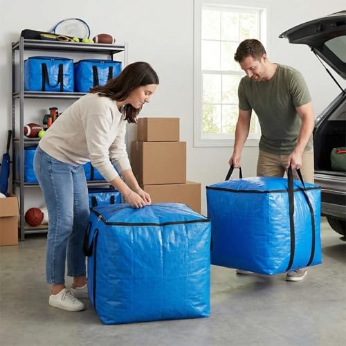 Extra Large Storage Bag (Blue, 25"x25"x25") - color: Blue, size: 25"x25"x25"