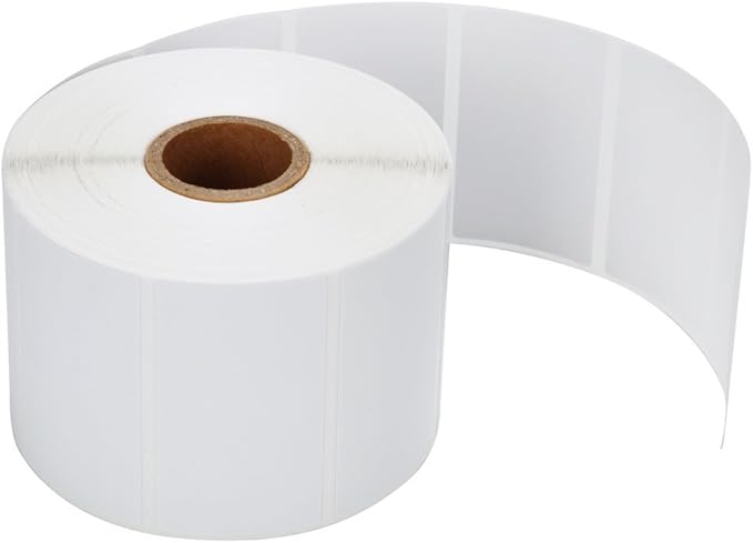 MFLABEL 2-1/4 x 1-1/4 Inch Direct Thermal Perforated Shipping Label, 2.25x1.25 inch Direct Thermal Labels for Barcodes Address，Perforated Shipping Labels (6 Rolls, 1000/Roll)