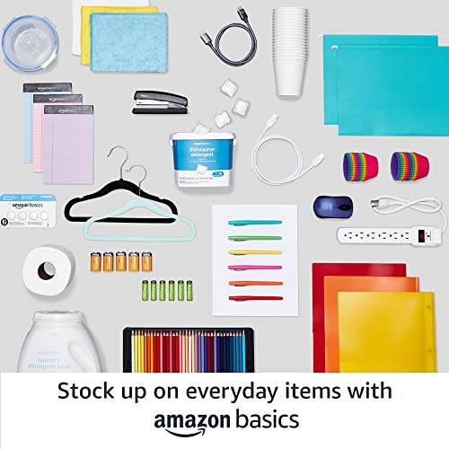 Amazon Basics 5-Shelf Adjustable, Heavy Duty Storage Shelving Unit on 4" Wheel Casters, Easy to Move Portable Wire Shelving, No Tools Needed for Easy Assembly, 30" x 14" x 64.8", Chrome - color: Chrome