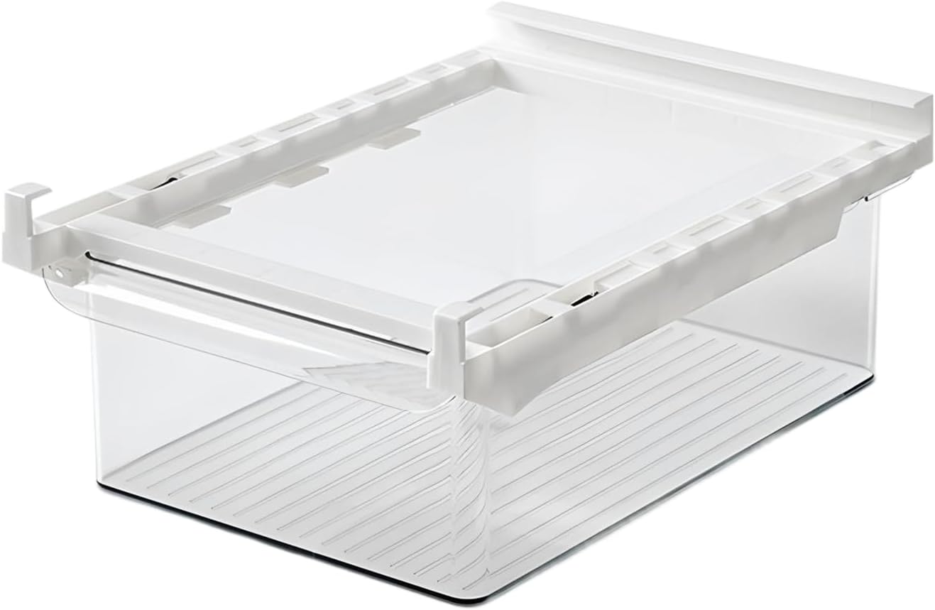 Hanging Fridge Storage Drawer - Space-Saving Fridge Organizer for Refrigerator and Freezer