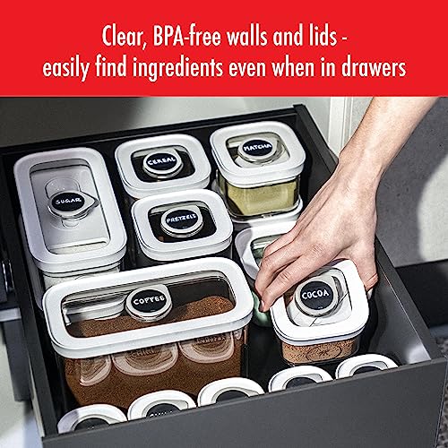 ZWILLING Fresh & Save Cube Boxes, Plastic, Airtight Dry Food Storage Container, Small Medium Height Cube, 2S Container, .87-qt - size: 1 Piece 2S