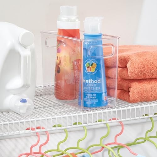 iDesign Pantry Bin with Handles - Storage Bin for Cabinets, Fridge, or Freezer - Clear - Made in USA - size: Extra Large