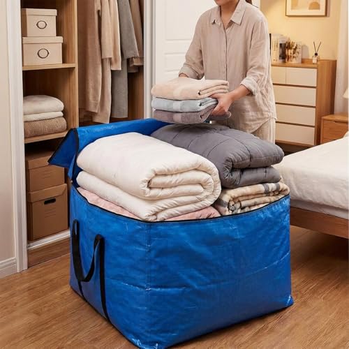Extra Large Storage Bag (Blue, 19"x19"x19") - color: Blue, size: 19"x19"x19"