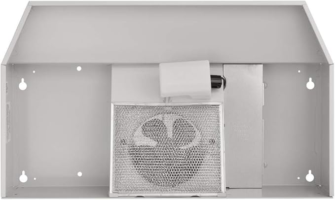 Broan-NuTone F403611 Two Four White 36-inch Under-Cabinet 4-Way Convertible Range Hood with 2-Speed Exhaust Fan and Light