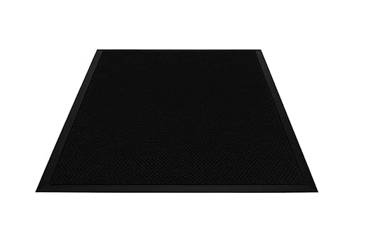 Guardian UG061035 Elite Guard Berber Indoor/Outdoor Floor Mat, 72" x 120", Black