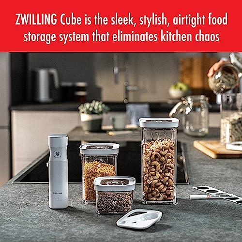 ZWILLING Fresh & Save Cube Boxes, Plastic, Airtight Dry Food Storage Container, Small Medium Height Cube, 2S Container, .87-qt - size: 1 Piece 2S