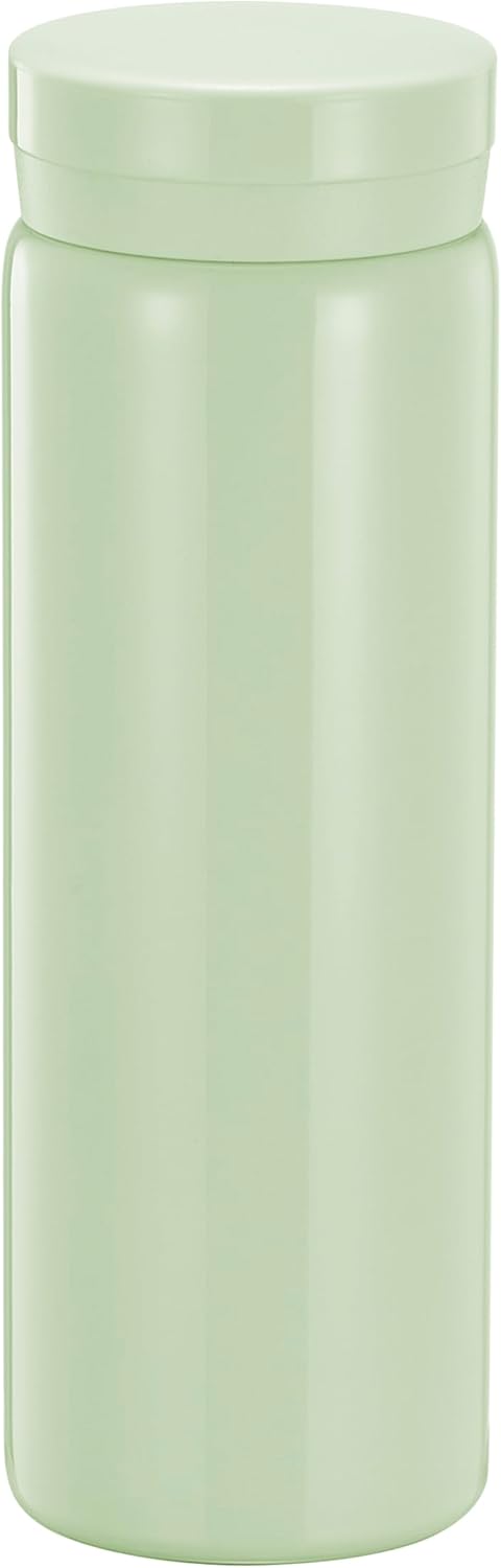 10oz Mini Water Bottle Stainless Steel Thermos Small Flask - Insulated Vacuum, Leak Proof, Keeps Drinks Hot/Cold - Ideal for Coffee, Tea, Water - Light green