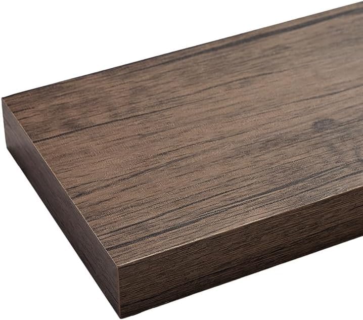 Floating Shelves for Wall, Bathroom Shelves Over Toilet, Wall Shelves & Book Shelf, Hanging Shelf, Modern Wooden Wall-Mounted Small Floating Shelves, 12x7x1.5 in (Smoke Gray, Set of 4) - color: Smoke Gray, size: 12"(set of 4)