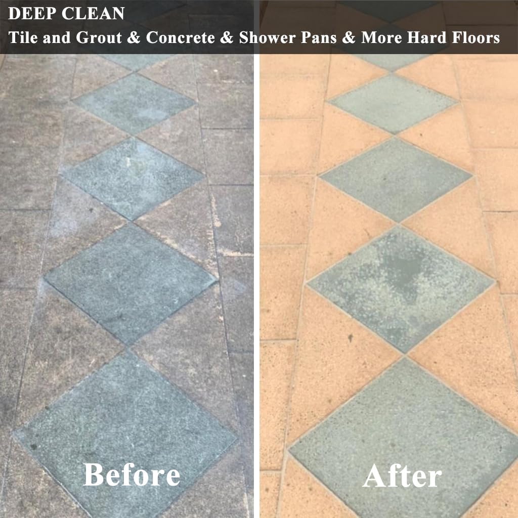 Commercial Floor Scrubber Machine, Heavy Duty Orbital Floor Cleaner, Multi-Functional Floor Buffer Polisher Machine- Deep Cleaning Tile and Grout, Hardwood Floors and Carpets with Ease, Orb-5