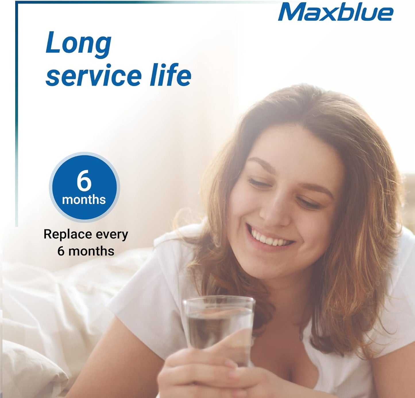 Maxblue XWF Replacement for GE® XWF, WR17X30702, NSF Certified Refrigerator Water Filter, 3 Filters (Not XWFE®)