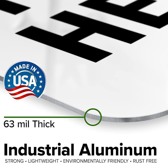 Custom Notice Sign, OSHA Sign, 12x18 Inches, Rust Free .063 Aluminum, Fade Resistant, Made in USA by My Sign Center