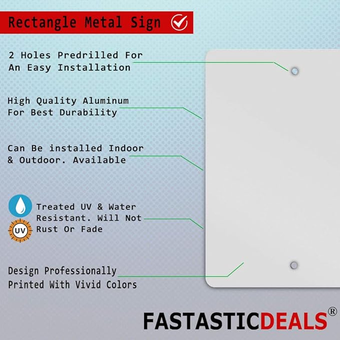 Aluminum Weatherproof Metal Sign Multiple Sizes Custom Personalized Text Here Green White Directions Vertical Street 12x18Inches