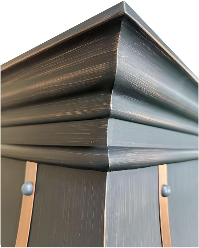 Handmade Copper Range Hood, Custom Kitchen Hood with High Airflow Built-in Range Hood, ORBBH Stove Vent Hood for Kitchen, 42"W x 36"H Wall Mount, HCW22PC-423622ORBBH