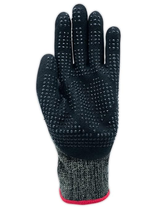 MAGID D-ROC ANSI A2 Heat-Resistant Work Gloves with Sandy Nitrile Coating, 24 Pairs, Size 12/3XL, GPD249