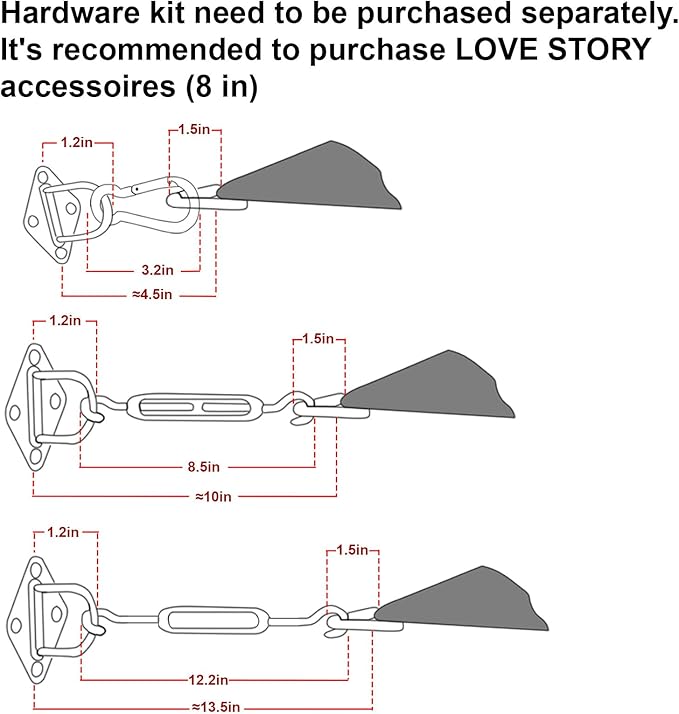 LOVE STORY Custom Size 16' x 21' Brown Sun Shade Sail Canopy Commercial Rectangle Sail Shade Fabric for Patio Garden Backyard Pool (Customized)