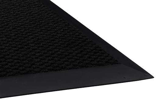 Guardian UG040635 Elite Guard Berber Indoor/Outdoor Floor Mat, 48" x 72", Black