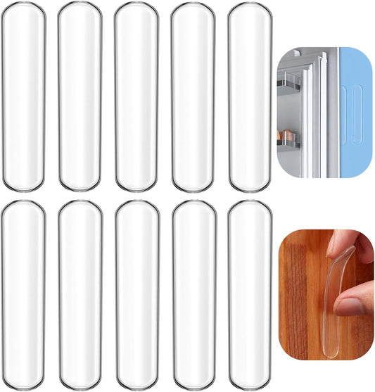 10pcs,Wall Bumpers,Door Stoppers,Furniture Bumper,Silencing pad,Anti collision pad,Using for Refrigerator door,Entrance doors,Cabinet doors,Toilet covers,Table corners(M, 6.3*1cm(2.48*0.39in)