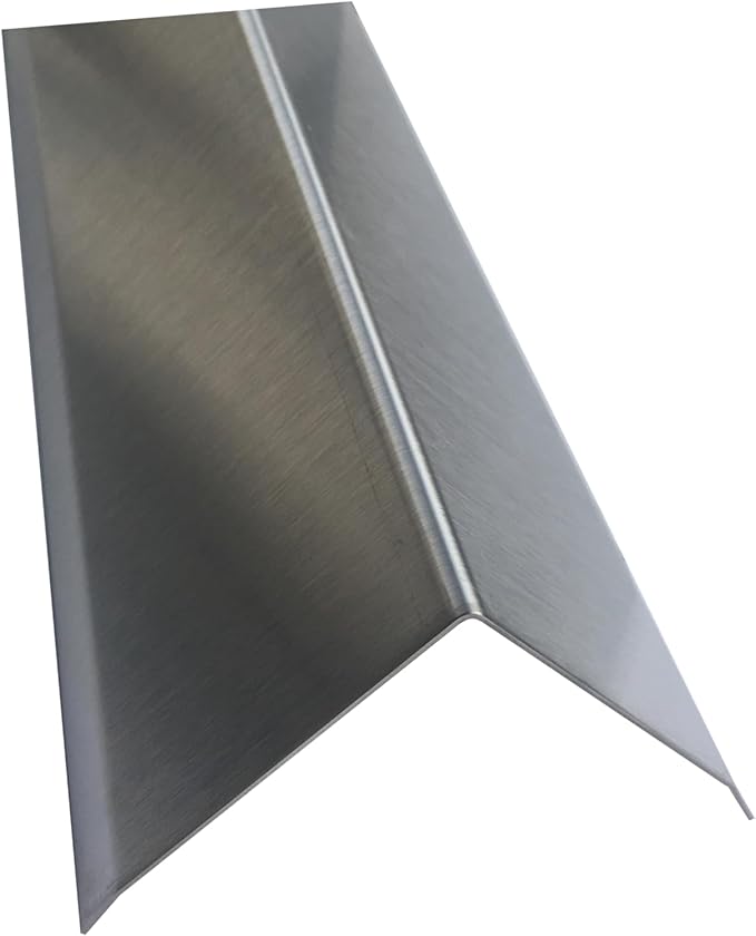 Brushed 304 Stainless Steel Corner Guards, 48" Wall Protectors, 20ga & 16ga, Available in 1/2" to 4", Multi-Pack Options (1, 2, 5, or 10) (1, 2 1/2 x 2 1/2, 20ga, with Hug Edges)