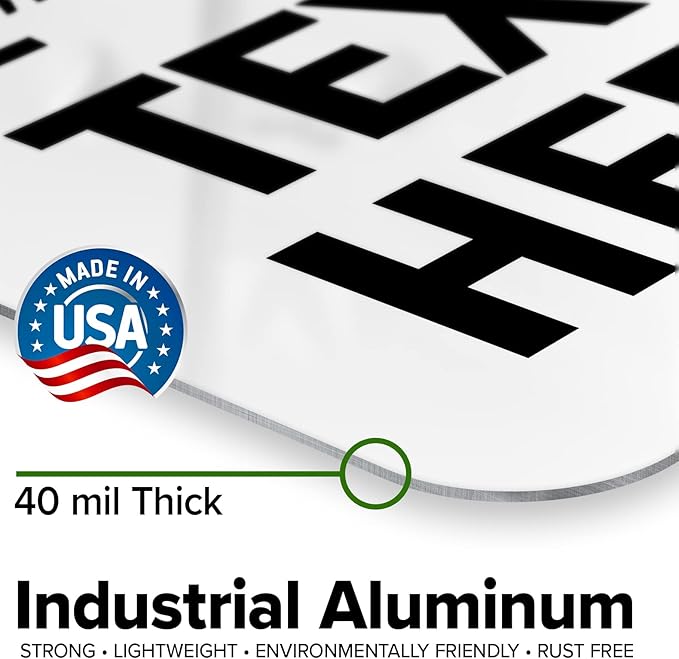 Custom Emergency Sign, OSHA Sign, 12x16 Inches, Post Holes, Rust Free .040 Aluminum, Fade Resistant, Indoor/Outdoor Use, Made in USA by My Sign Center