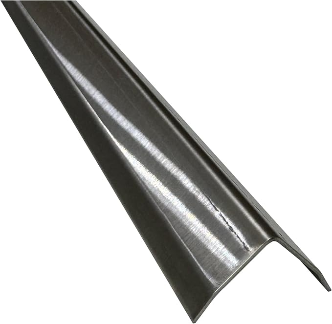 Brushed 304 Stainless Steel Corner Guards, 48" Wall Protectors, 20ga & 16ga, Available in 1/2" to 4", Multi-Pack Options (1, 2, 5, or 10) (5, 1 1/4 x 1 1/4, 16ga, with Hug Edges)