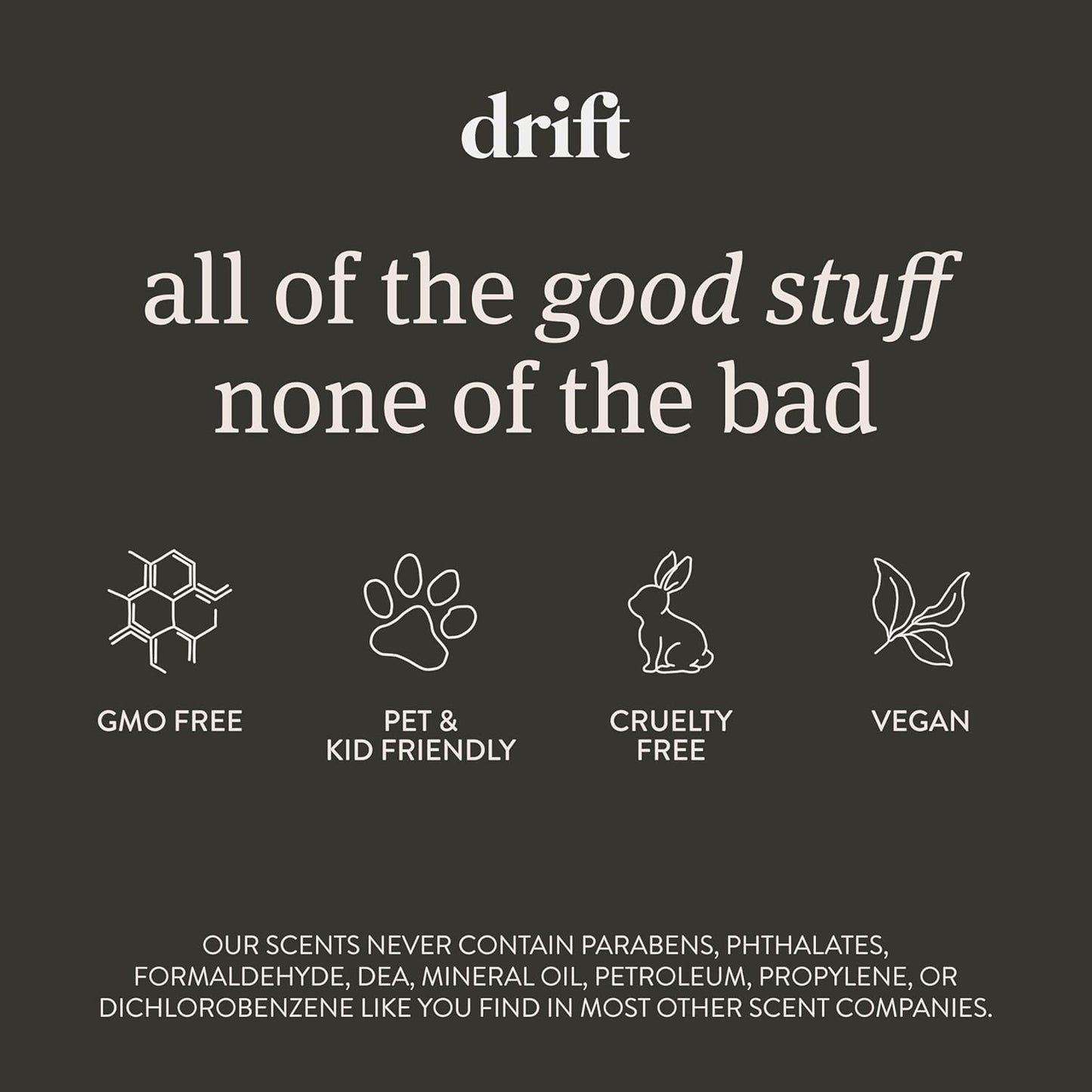 Drift Car Air Freshener - The Original Wood Air Freshener - Car Odor Eliminator - Long Lasting Scent - Auto Accessories - Metal Clip - Essential Oils - Clean Ingredients - Pine Scent Starter Kit