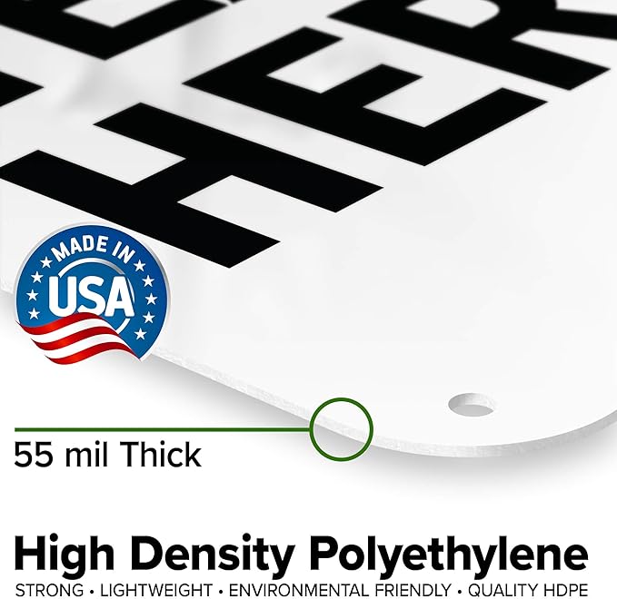 Custom Emergency Sign, OSHA Sign, 12x18 Inches, 55 mil thick HDPE (high density polyethylene), Made in USA by My Sign Center