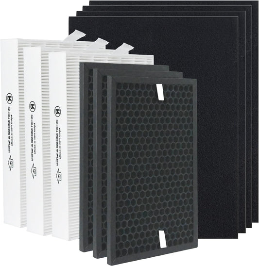 HPA5300B True HEPA Replacement FilterCompatible with Air Purifiers Model HPA5300B HPA5350 & PowerPlus HPA3300 HRF-R3, HRFSC1 Filter S HRF-A300