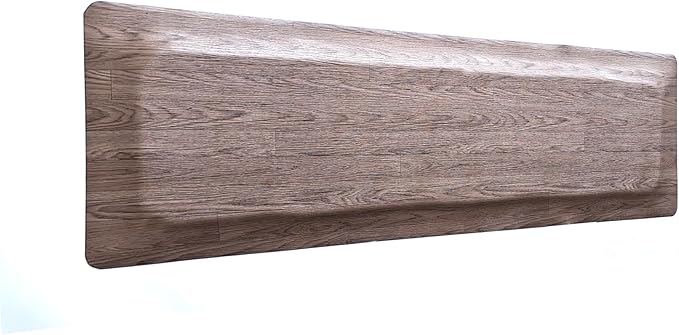 Rhino Mats, Softwoods Anti Fatigue Floor Mat, Commercial Grade Kitchen Mat, Standing Desk Mat, Office, Garage or Anywhere, Standing Comfort. (Driftwood, 2' x 6' x 7/8")