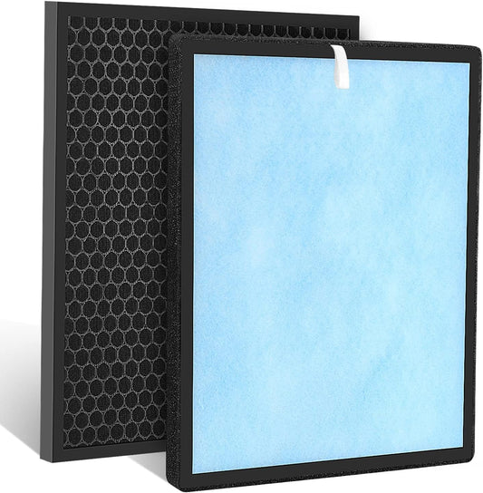 Filter Replacements for HSP001 Smart Air Purifier, 4 Stage Filtration of Fine Pre-Filter, Activated Carbon, Cold Catalyst and Efficient