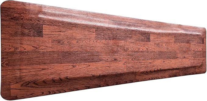 Rhino Mats, Softwoods Anti Fatigue Floor Mat, Commercial Grade Kitchen Mat, Standing Desk Mat, Office, Garage or Anywhere, Standing Comfort. (Oak, 2' x 6' x 7/8")
