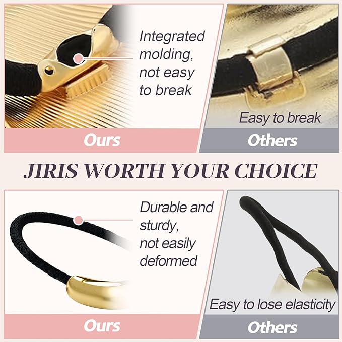 3PCS Metal Hair Tie For Women,Gold Cuffs,Metal Geometric Gold Hair Ties, Hair Accessories Stretchy and Non-Damage Ponytail Holders,Ponytail Cuff Hair Bands For Hair Styling (SET4)