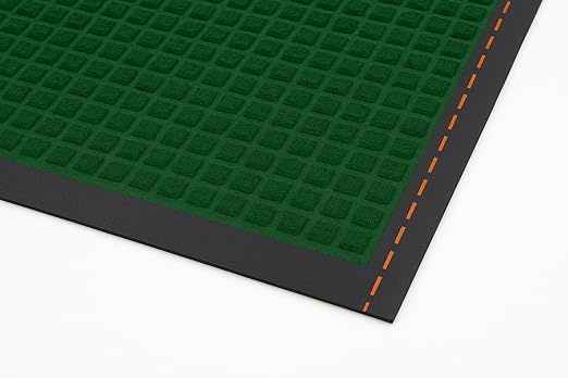 Guardian WaterGuard Indoor/Outdoor Wiper Scraper Floor Mat, Rubber/Nylon, 6'x8', Green