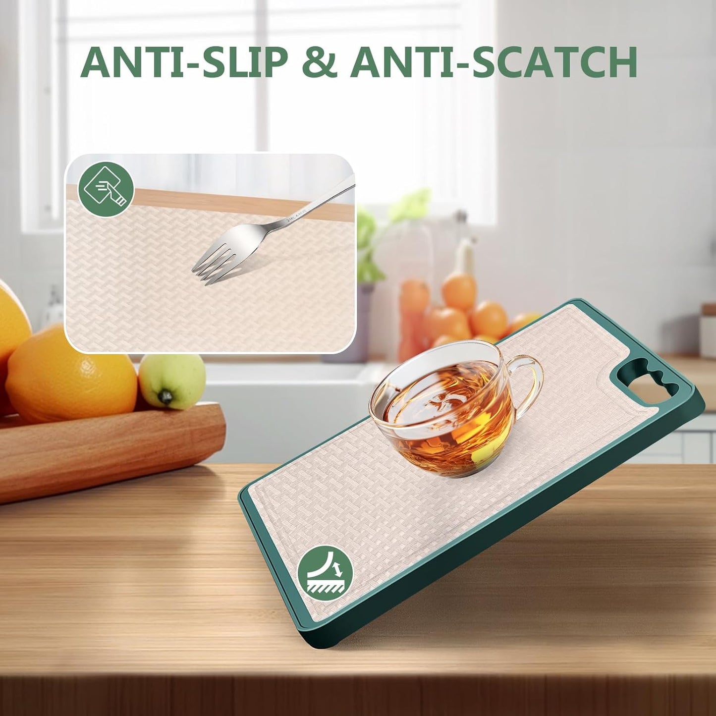 Shelf Liners, Non-Adhesive Drawer Liner, Waterproof & Oil-Proof Kitchen Cabinet Cupboard Liner Plastic EVA Material BPA Free Fridge Liner Mats Paper Protector for Shelves (Clear/12in x 240in)