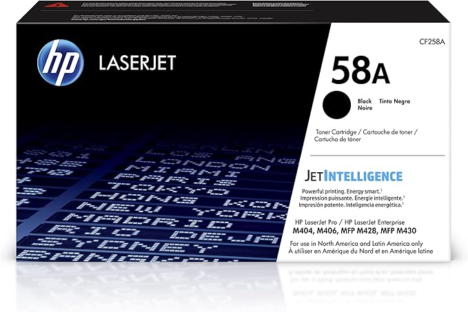 HP 58A (CF258A) Black Original Toner Cartridge