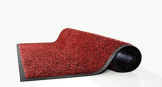 Guardian - 20652 Platinum Series Indoor Wiper Floor Mat, Rubber with Nylon Carpet, 3'x10', Blue