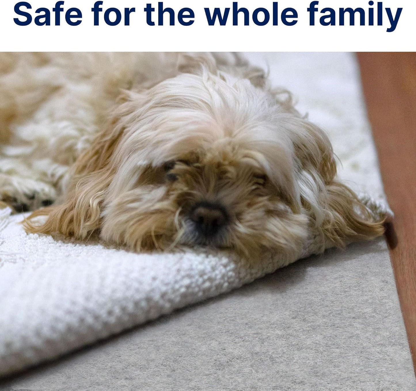 RUGPADUSA - Eco-Plush - 7'6" x 9'6" - 1/4" Thick - 100% Felt - Premium Cushioned Rug Pad - Available in 3 Thicknesses, Many Custom Sizes