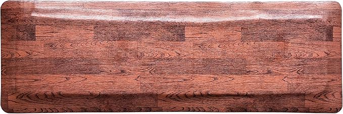 Rhino Mats, Softwoods Anti Fatigue Floor Mat, Commercial Grade Kitchen Mat, Standing Desk Mat, Office, Garage or Anywhere, Standing Comfort. (Oak, 2' x 4' x 1/2")