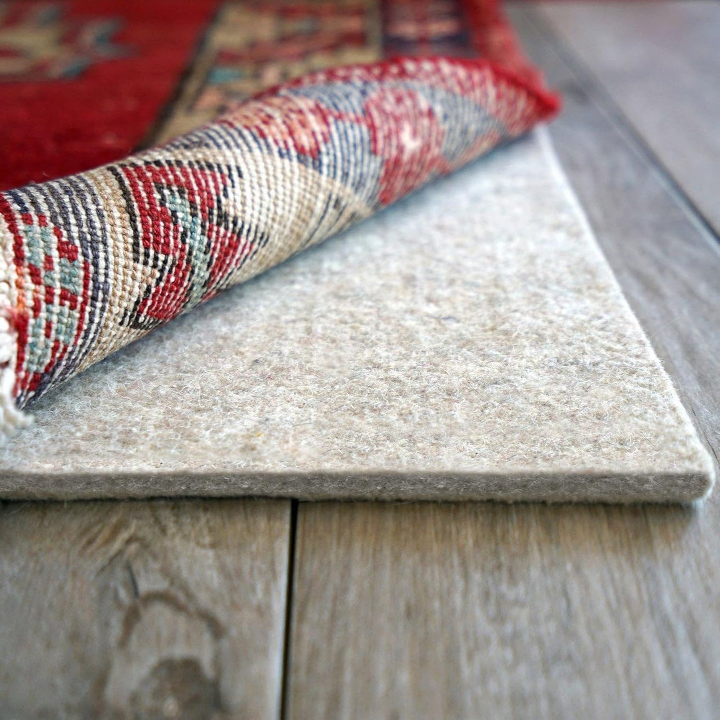 RUGPADUSA - Eco-Plush - 7'10" x 9'10" - 1/4" Thick - 100% Felt - Premium Cushioned Rug Pad - Available in 3 Thicknesses, Many Custom Sizes